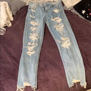 American Eagle mom jeans size 0